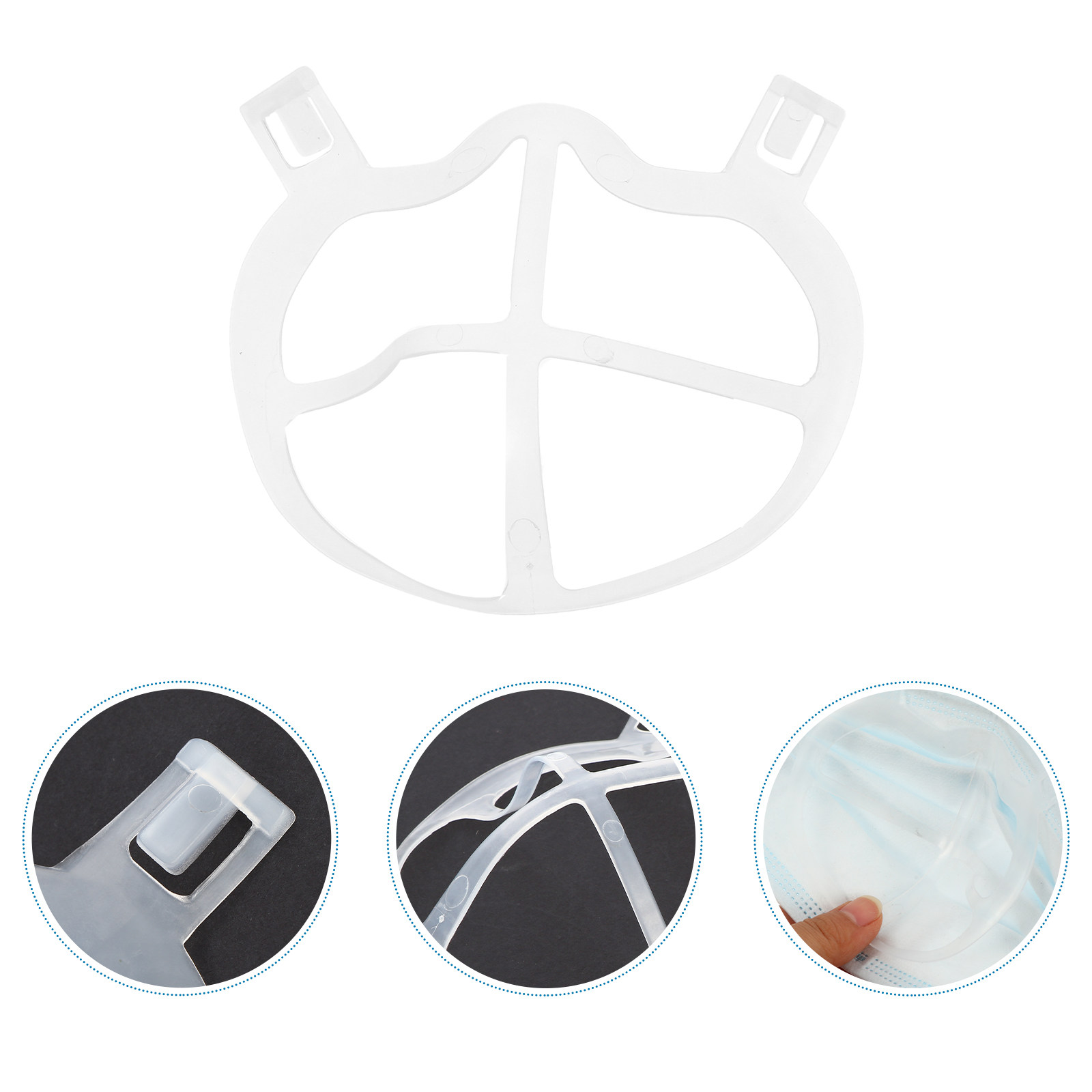 Silicone Mask Bracket - 10 pièces, support intérieur pour masque,