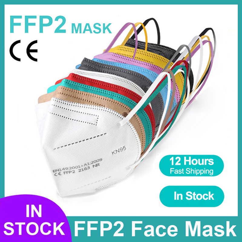 Disposable Mask Blue - Masques FFP2 5 couches approuvés CE,