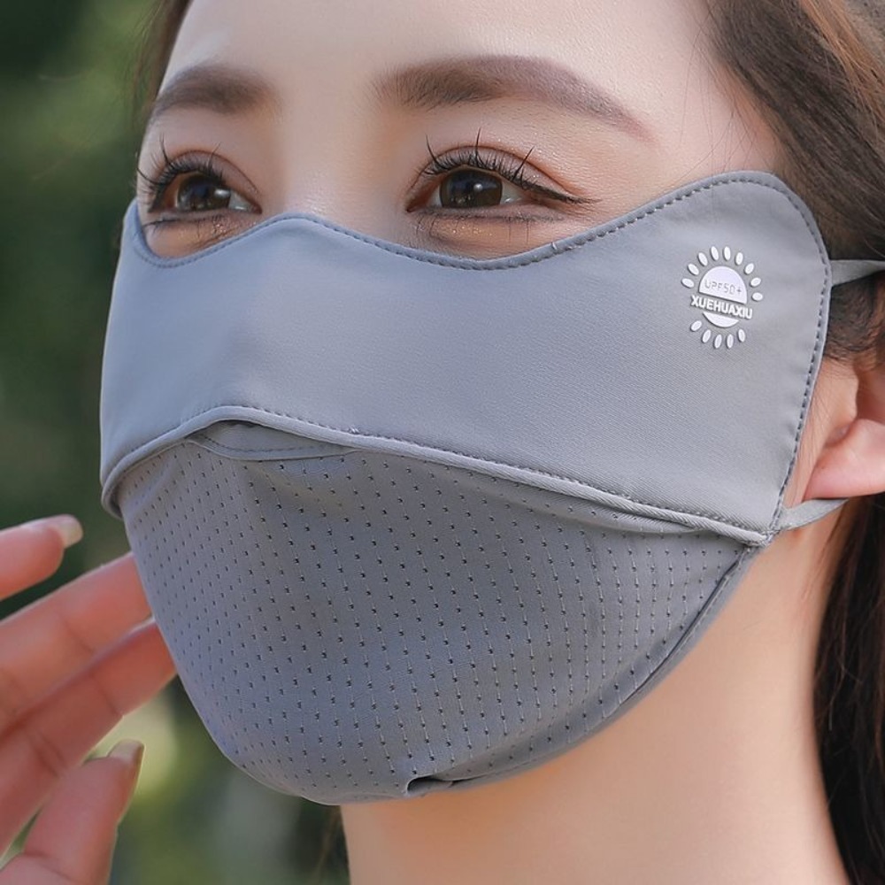 Cloth Face Mask Washable - Nouveau masque respirant en soie glacée,