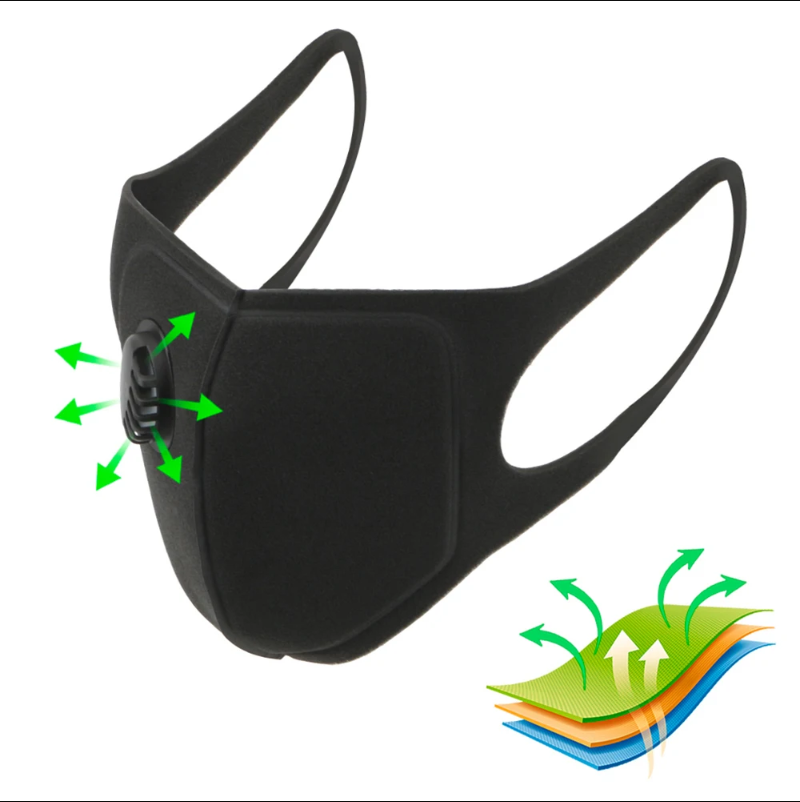 Pm2.5 Filter Insert - Masque buccal lavable et réutilisable unisexe