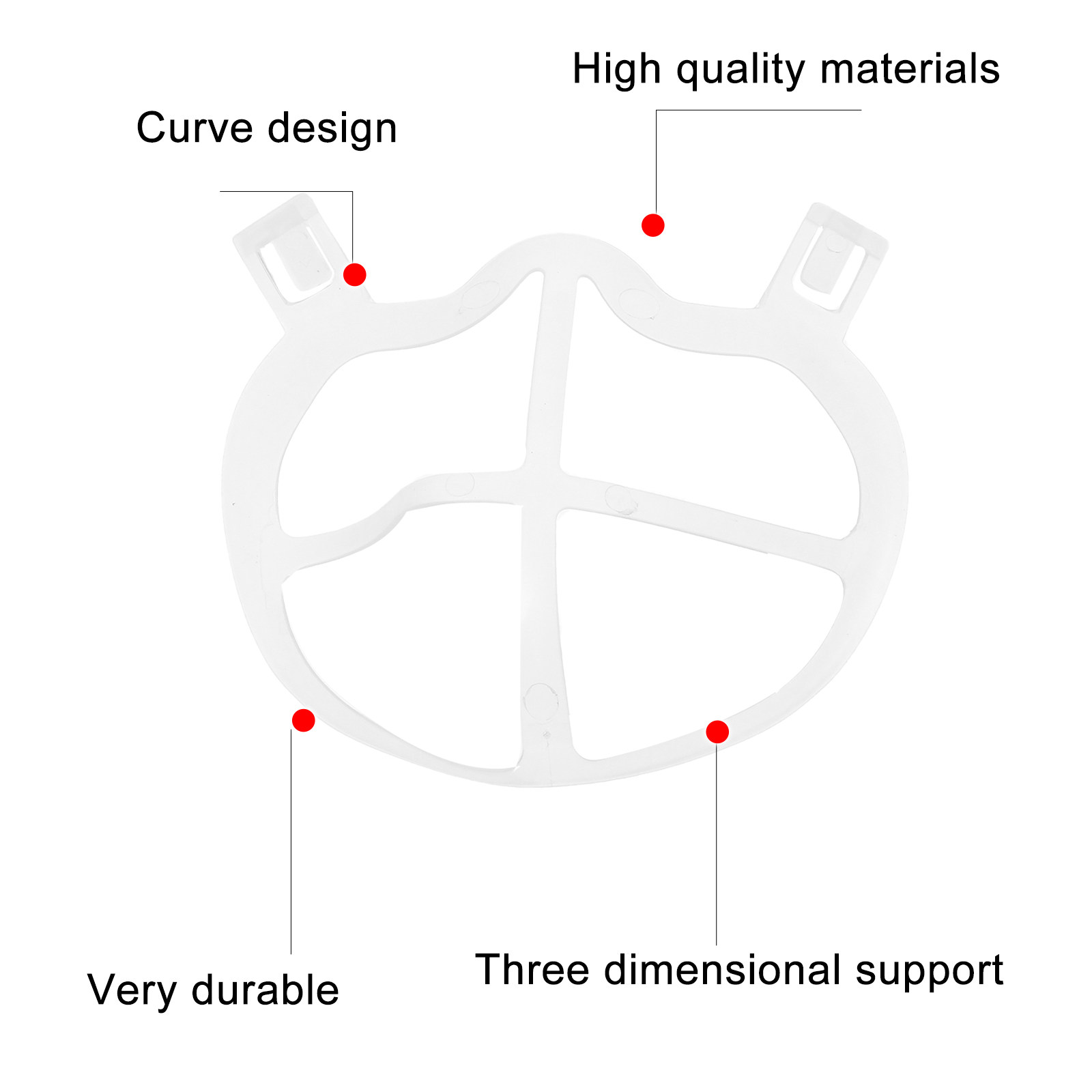 10 pièces, support intérieur p - Silicone Mask Bracket avis et prix