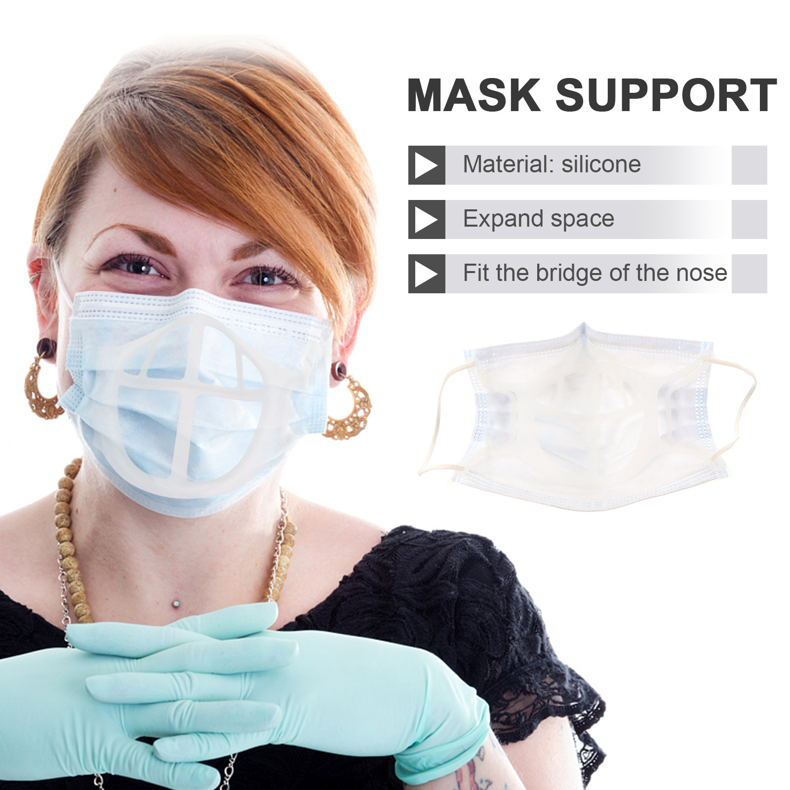 5 pièces de supports de masque - Silicone Mask Bracket avis et prix