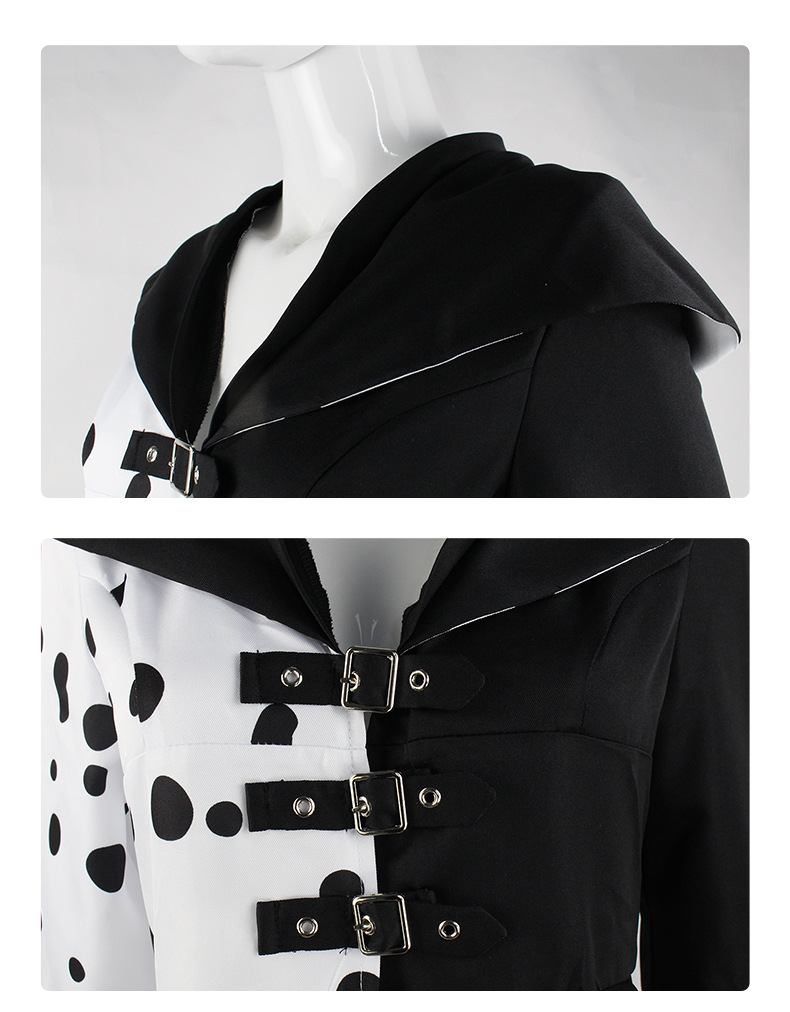 Ensemble de cosplay Cruella in - Black Face Mask Pack avis et prix