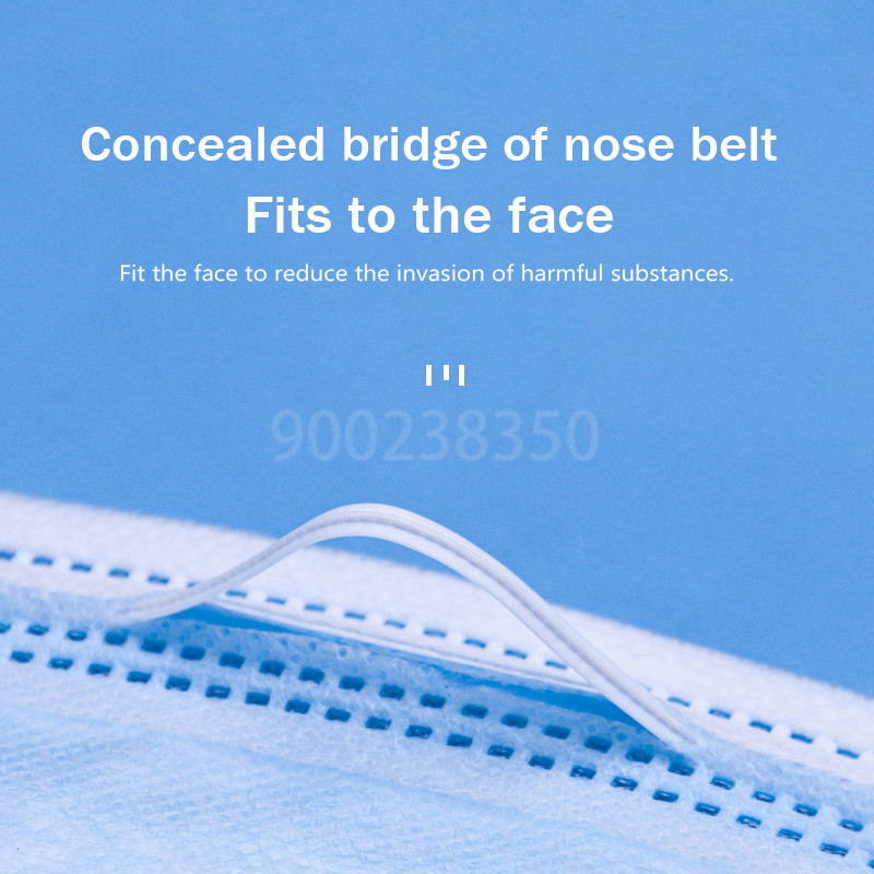 10-500 masques jetables pour a - Disposable Mask Blue avis et prix