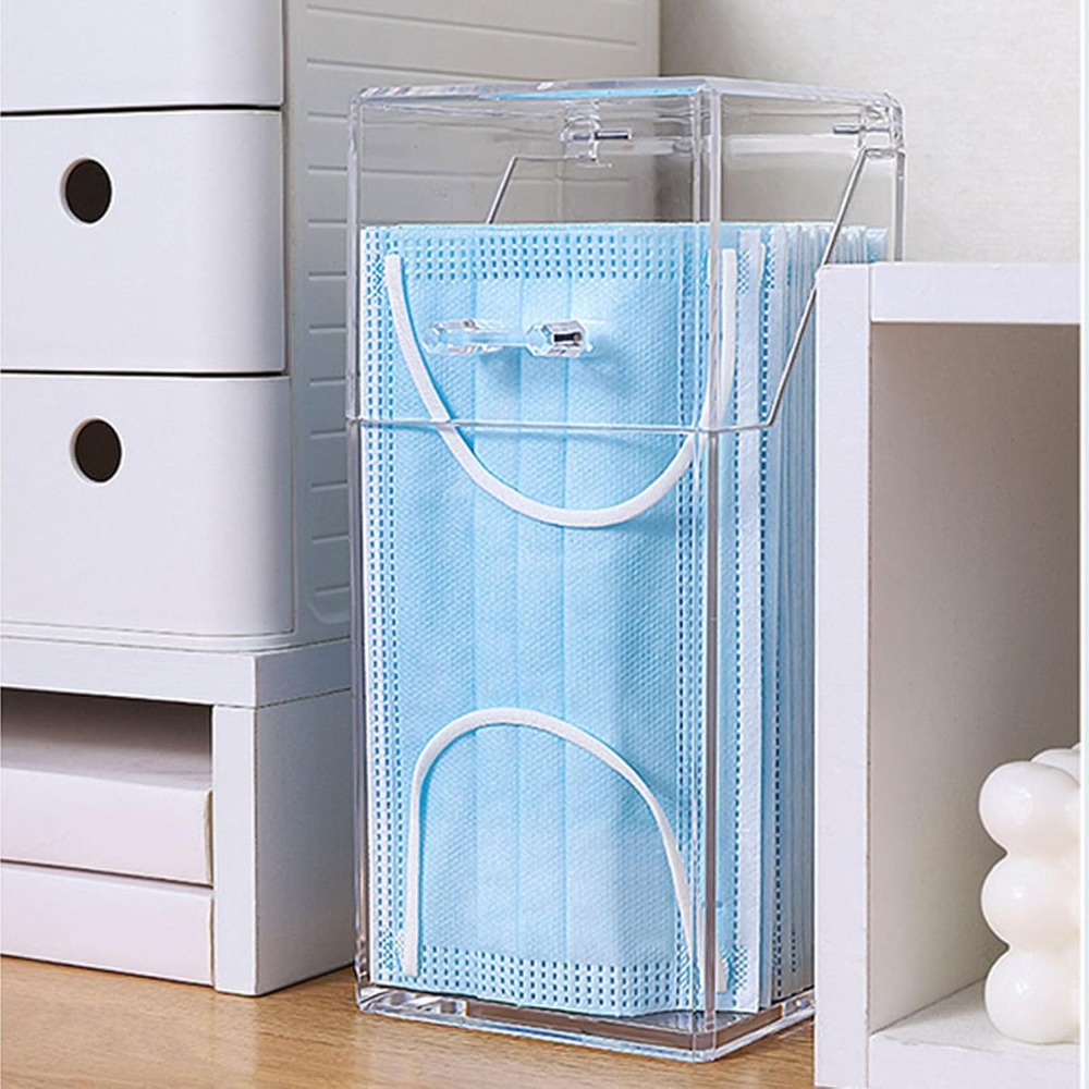 Distributeur de masques faciau - Face Mask Storage Box avis et prix