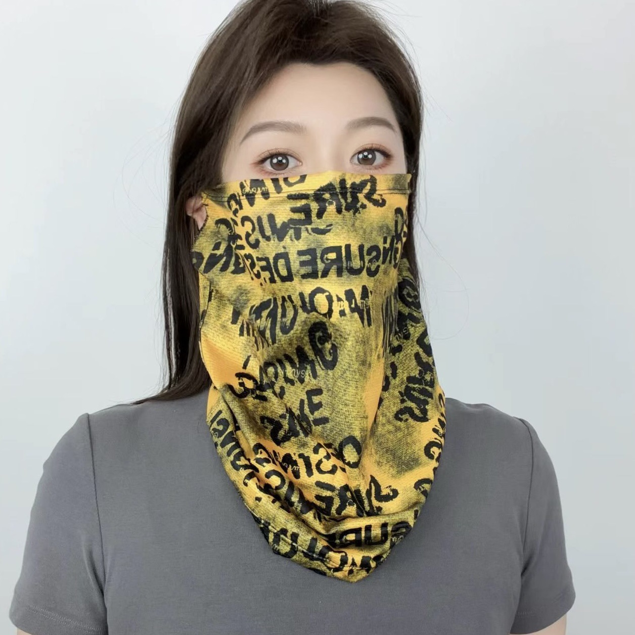 Cache-cou respirant en soie gl - Neck Gaiter Face Cover avis et prix